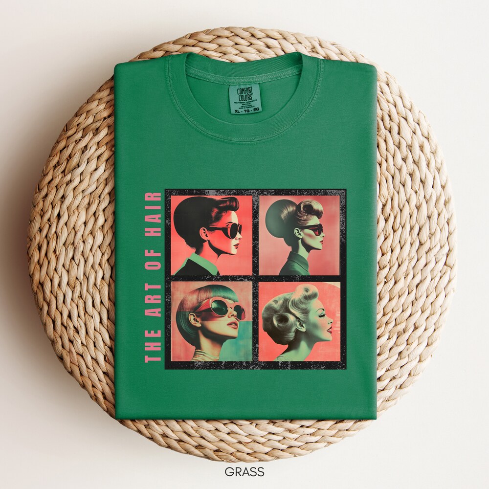 The Art of Hair graphic tee design