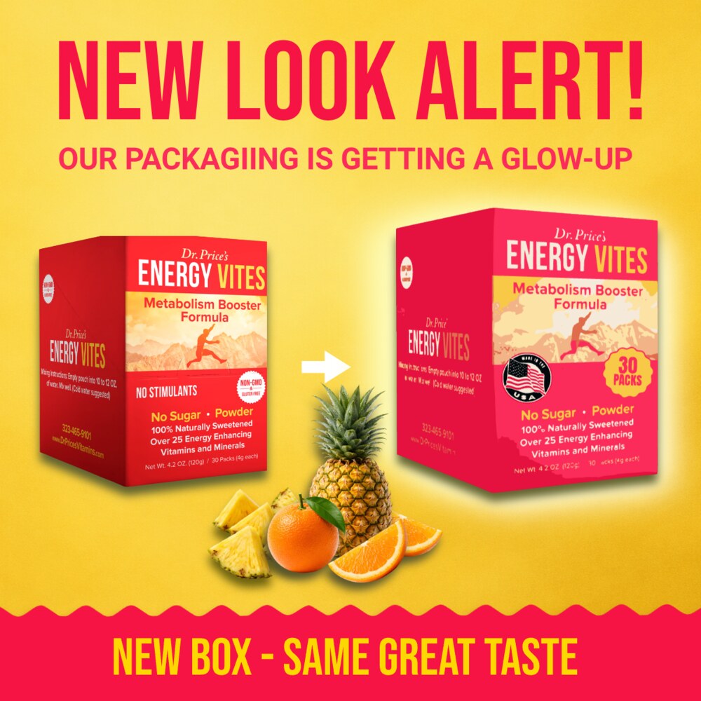 Dr. Price's Vitamins Energy Vites packaging listing image