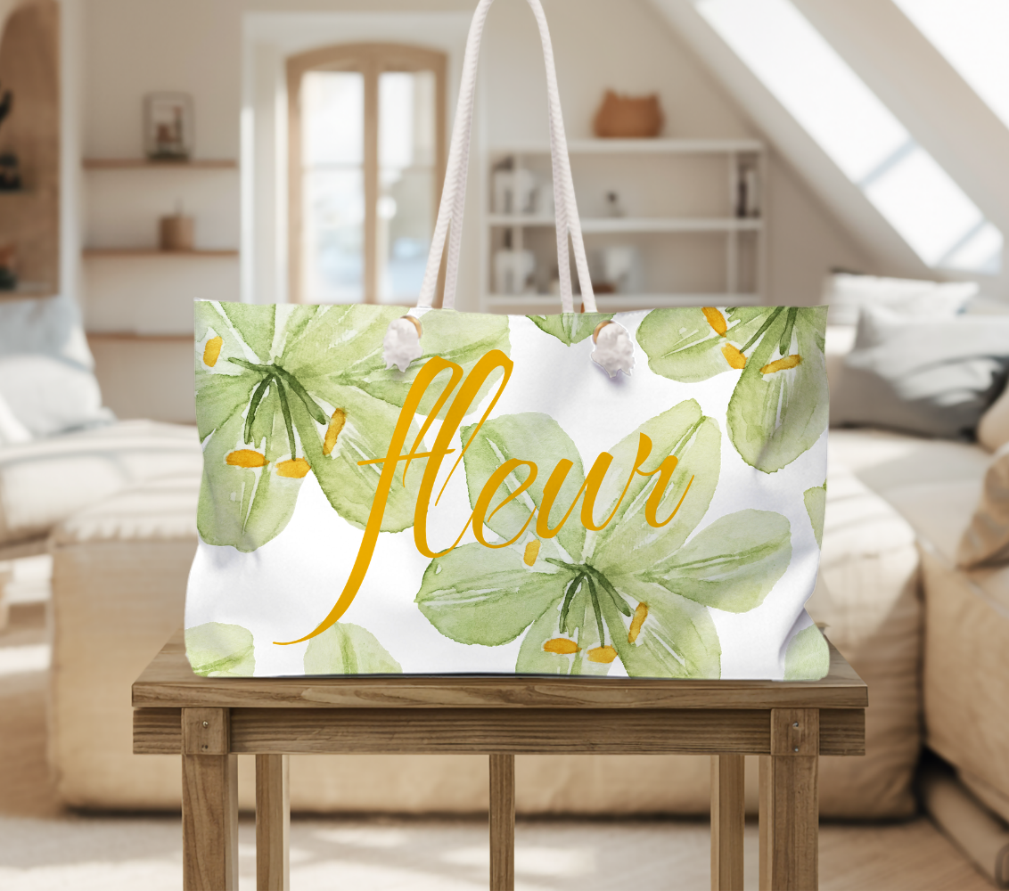 Fleur weekender tote design