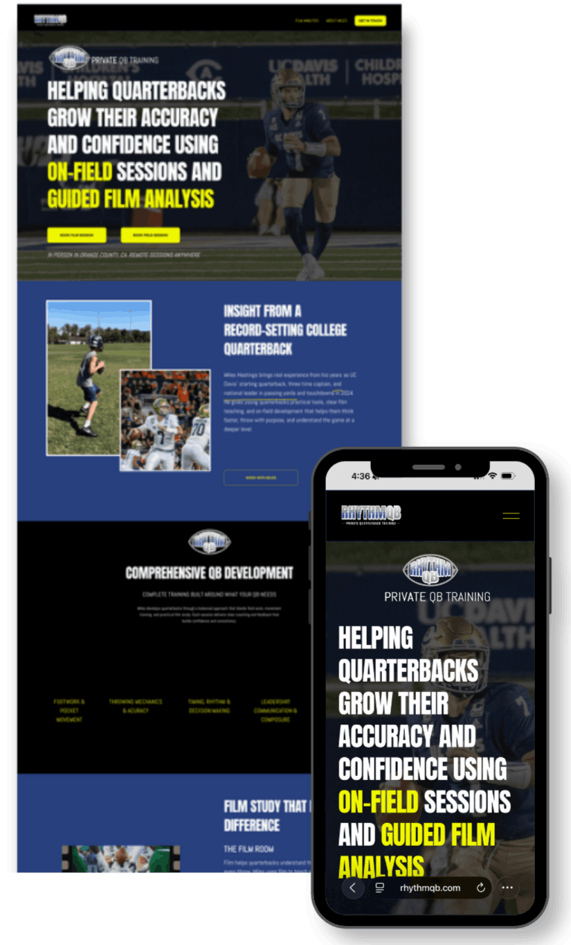 RhythmQB website
